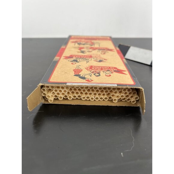 Vintage 1940's Stone's Paper Straws Box Stone Straw Corp Washington DC - Picture 6 of 6